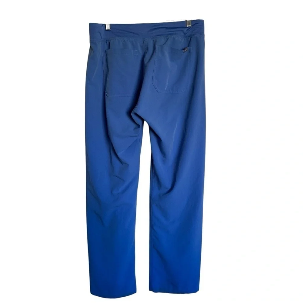 Figs Scrubs Technical Collection Straight Leg Blue Pants Size M PO1747
